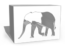 forme usinée éléphant